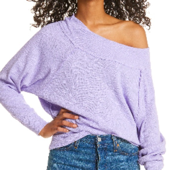 Free People Off The Shoulder Sweater - Picture 1 of 7